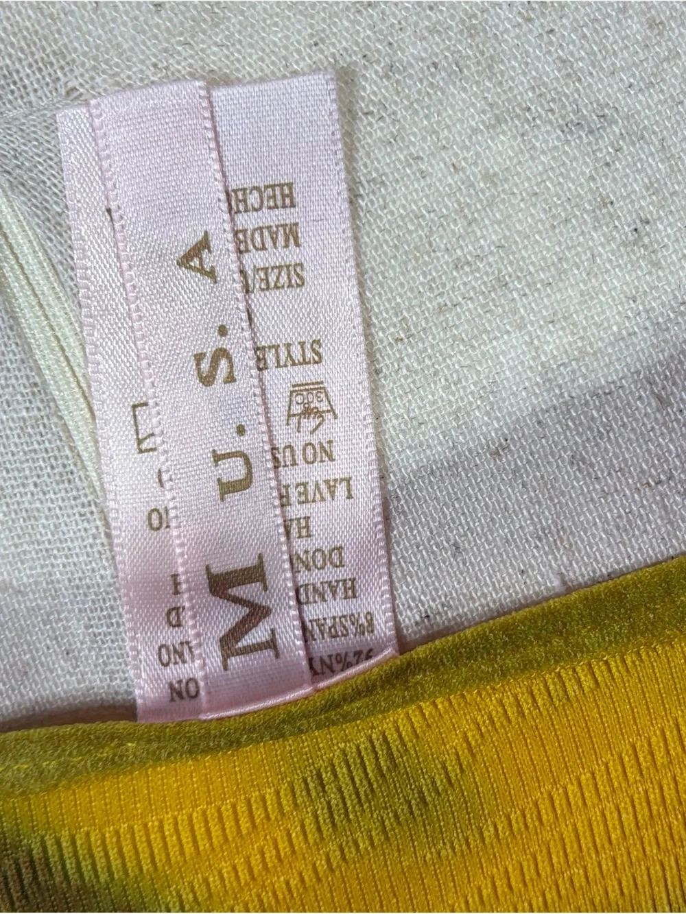 Yellow Rose-Print Chain-Strap Rhinestone Tank Top - Picture 6 of 10